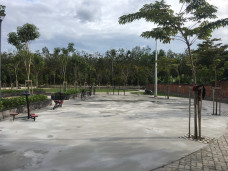 Thi công và bảo dưỡng Công viên đường Bùi Thị Điệt - H. Củ Chi - TP.HCM